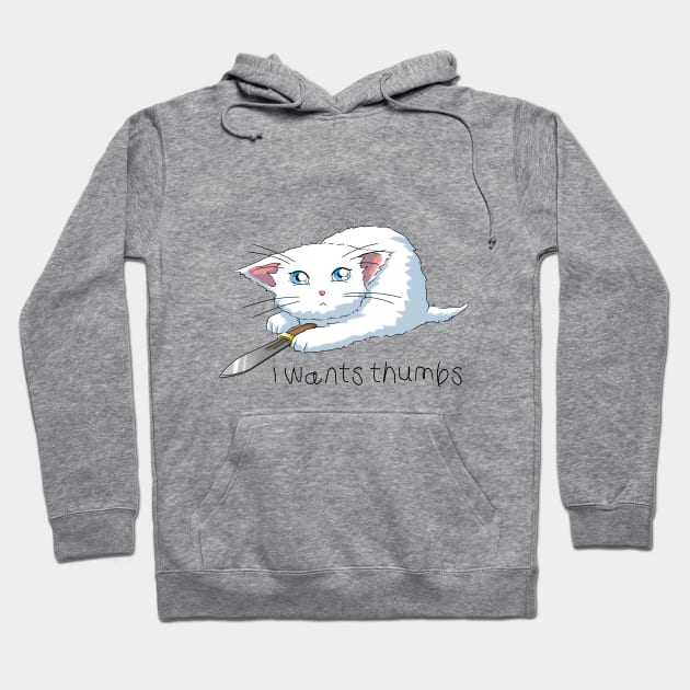 Sweet lil Kitty Hoodie by JeranaDesigns